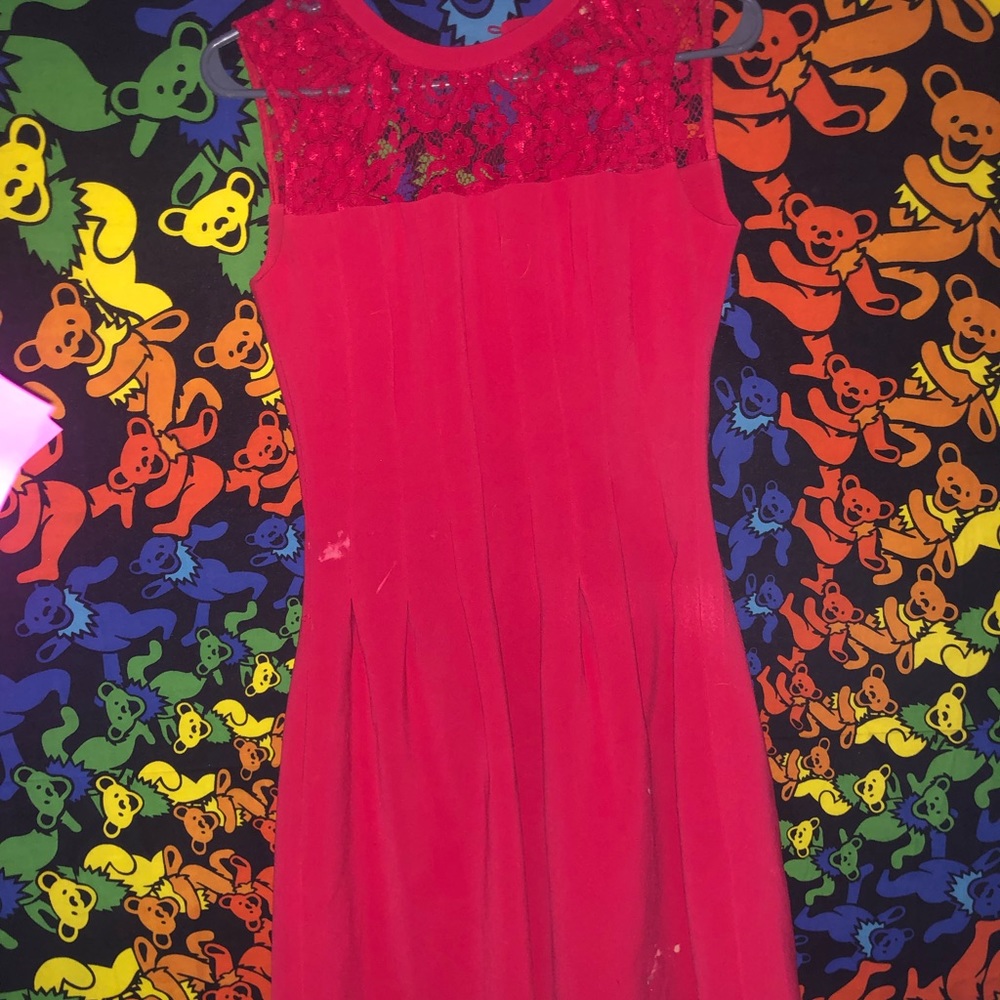 Red dress